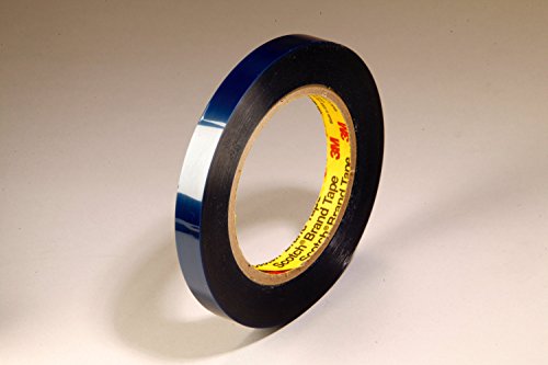 Image of 3M Polyester Tape 8902, Blue, 1 1 /4 in x 72 yd, 3.4 mil, 28 Rolls per case