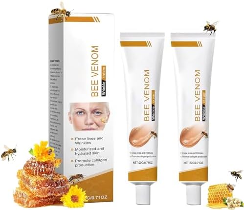 2PCS Cream with Bee Venom 20g, Anti-Wrinkle and Firming for Face ...
