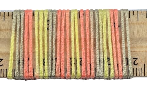 Image of 10-Pack of Yonkey Monkey 500 Grams Yarn - 70% Rayon derived from Bamboo, 30% Cotton - Imported - Tiger Mix 9046