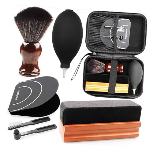 Kit d'entretien de disques 7 pièces avec brosse à aiguille et souffleur d'air
