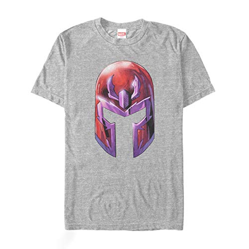 T-shirt Marvel X-Men Magneto vêtement homme mode geek gris chiné taille XL