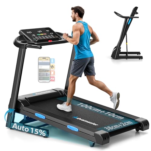 Advamsoler Laufband Für Zuhause Klappbar mit Automatischer...