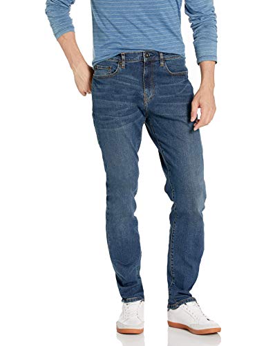Amazon Brand - Goodthreads Men's Comfort Stretch Athletic-Fit Jean, Medium Blue, 33W x 28L