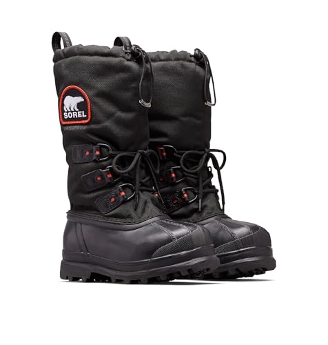 Sorel Women's Glacier XT Winter Boot, Black/Red Quartz, 9 by Sorel - Image 2