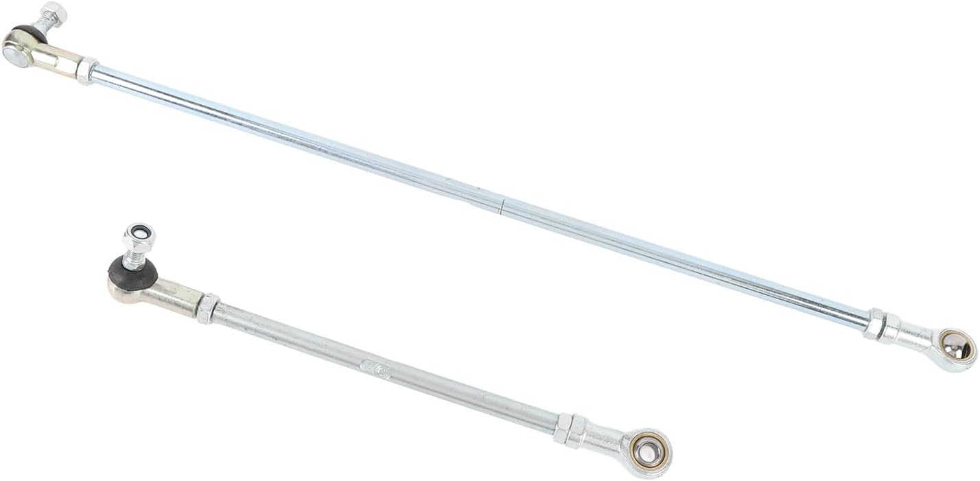 Enhanced Steering Sensitivity Long Short Tie Rod Kit for Yerf Dog Go Kart - Steel Alloy, Shock Proof, Replacement