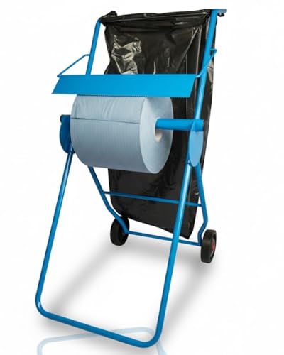 Blanc HYGIENIC Fix Porte-Rouleaux de Papier essuie-Main avec Support pour Sac Poubelle Largeur Max. 40 cm