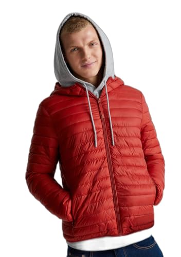 Veste Benetton homme rouge taille M idéale pour le week-end