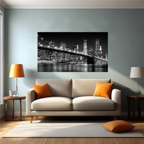 Vinilo de pared de la ciudad de Nueva York con acabado mate de alta definición para decoración 2