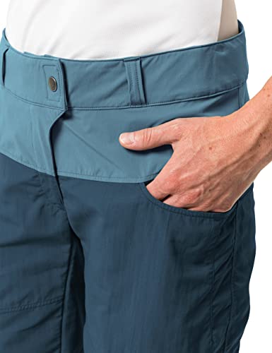 VAUDE Radhose Qimsa Shorts Damen, atmungsaktiv, Dark Sea Uni, 44 – Ansicht 6