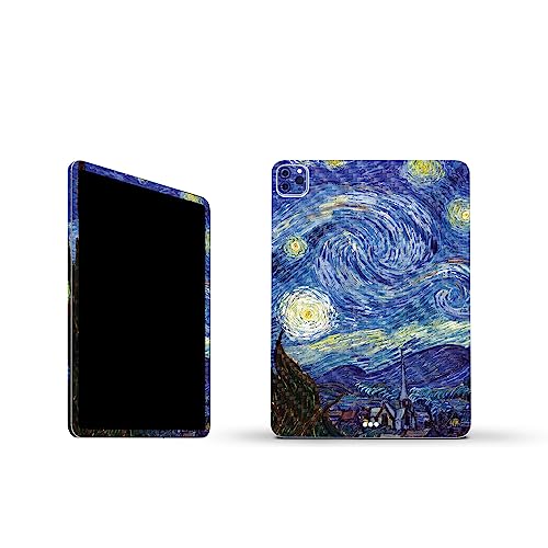 Image of MightySkins Carbon Fiber Skin Compatible with Apple iPad Pro 11 inch M2 4th Gen (2022) Full Wrap Kit - Starry Night | Protective, Durable Textured Carbon Fiber Finish | Easy to Apply | Made in The USA