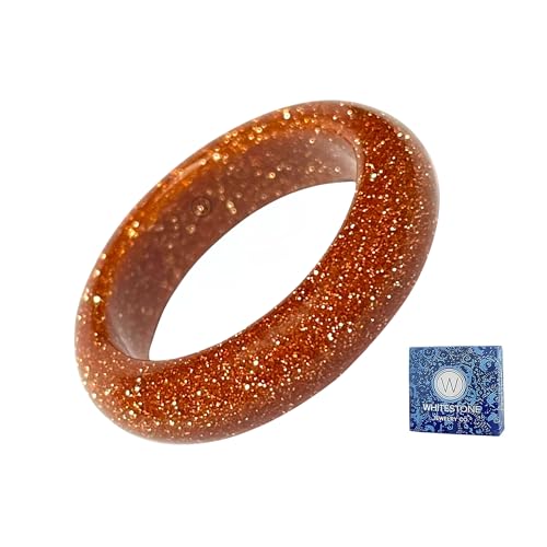 WHITESTONE JEWELRY CO. Goldstone Ring...
