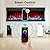 ALPACA 50'' 3-Sided Smart WiFi-Enabled Electric Fireplace, Remote Control and Timer, 169 Color Combinations, Compatible with Alexa, Low Noise, 750W/1500W Thermostat Wall Fireplace, Logs & Crystals