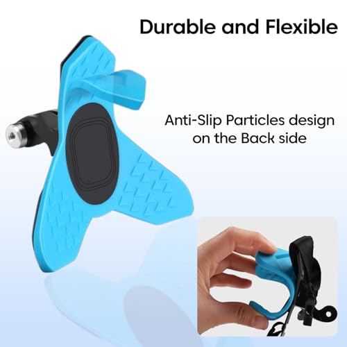 Sounce Helmet Chin Strap Mount with Mobile Clip & Screw Compatible with All Smart Phones Go pro Hero 9/8/7/6,SJCAM, Yi, DJI Osmo Action & Other Action Cameras (Multipurpose Helmet Mount) 5 411N3rFZHgL