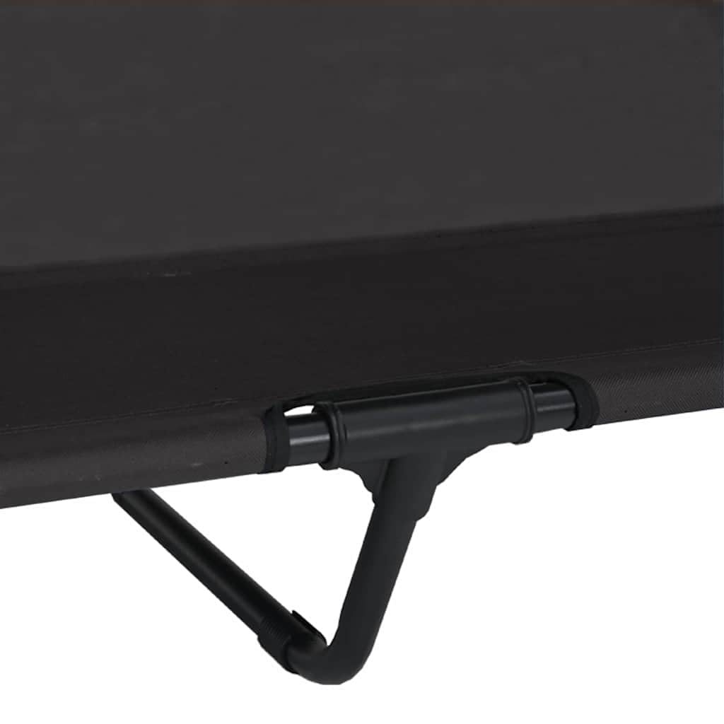 Generico Letto per Cani Elevato Nero 127 x 81 x 108 cm Tessuto e Acciaio,Articoli per Animali,Animali Domestici - Articoli,Articoli per Cani,Lettini per cani-42008221
