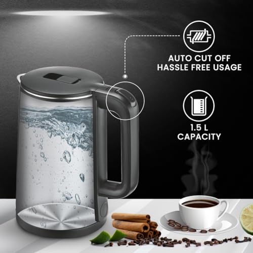 Image of Warmex Electric Kettle 1.5L | Fast Boiling, Convenient | Electric Kettle + 2 Years warranty