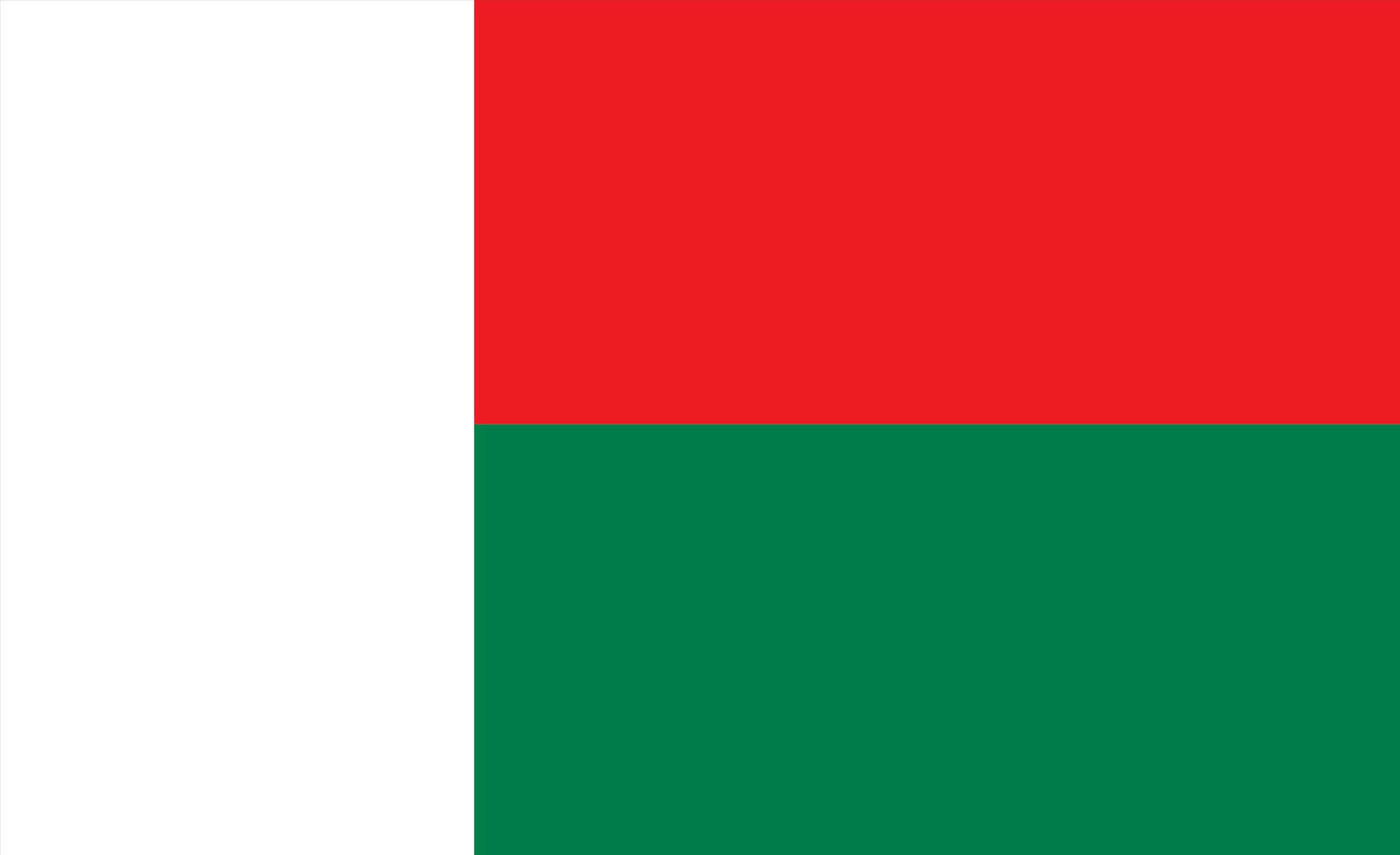 Drapeau de Madagascar pavillon naval grand format haute résistance