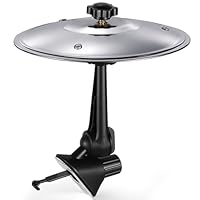 Facmogu Auto-Unfall-Becken, silbernes Auto-Symbol-Trommel für die Lüftungsöffnung im Auto, macht das Fahren noch unterhaltsamer, einfaches Anbringen mit Clip an Armaturenbrettern und Lüftungsöffnungen