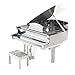 Produktbild Fascinations MMS080 - Metal Earth 502738 - Grand Piano, lasergeschnittener 3D-Konstruktionsbausatz, 2 Metallplatinen, ab 14 Jahren