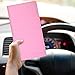 Wisdompro Car Registration and Insurance Holder - Premium PU Leather Vehicle Glove Box Organizer Wallet for Document, License, Card and Other Essentials (Pink)