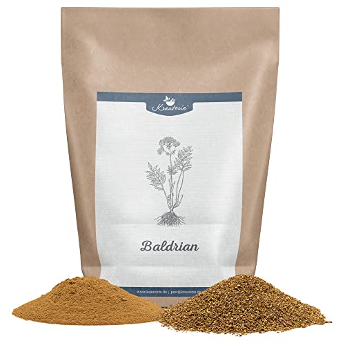Krauterie Baldrian Hund, Einzelfuttermittel für Hunde (100 g), Baldrianwurzel Pulver in Spitzenqualität