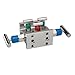 NOSHOK 5530 Series 316 Stainless Steel 5-Valve Natural Gas Soft Seat/Tip Manifold, 1/2" NPT Flange, 6000 psi Pressure Range