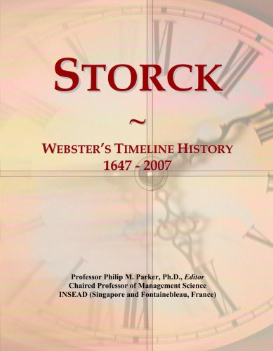 Storck: Webster's Timeline History, 1647 - 2007