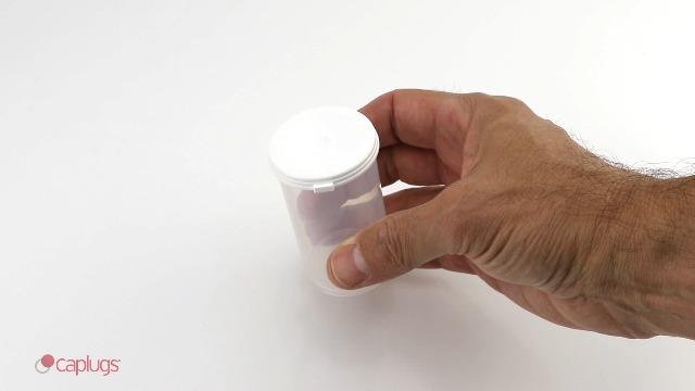 Image of Caplugs CVV-400 CVV Series, Plastic Vial, Clear PP with White Cap, Vial Size 40 Drams, 5.00 Fl. Oz. Reusable Container, Sample Storage, Packaging, Display, Laboratory, Pack of 4 (ZCVV400ASMQ2)