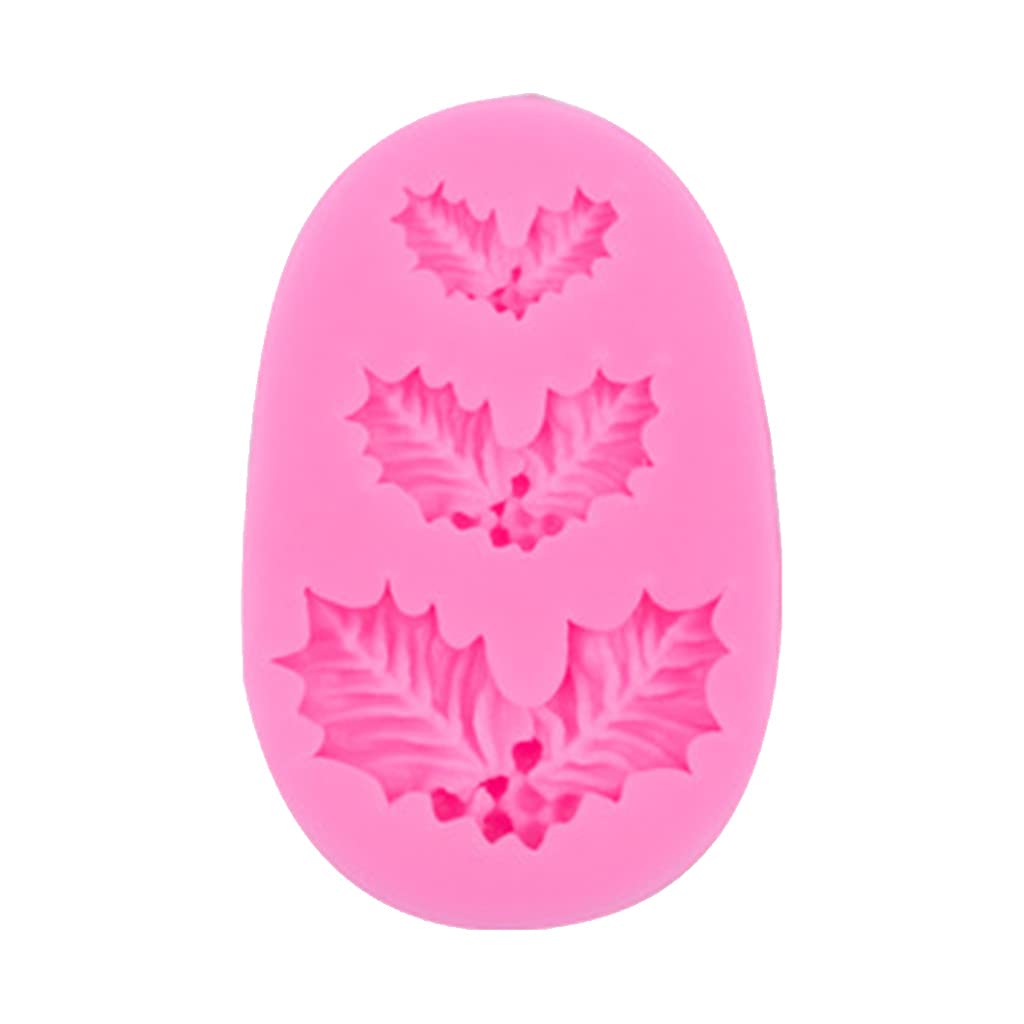 NVOQILIN Silicone Chocolate Silicone Fondant Molds Candy Theme Baking for Christmas Day Baking Fondant Molds for Cake Decorating