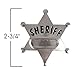 ArtCreativity Metal Sheriff Badges - Pack of 12 - with a Space for Personalized Name and Safety Pin Enclosure - Fun Party Favor - Police Pretend Play - Amazing Gift Idea for Boys and Girls Ages 4+