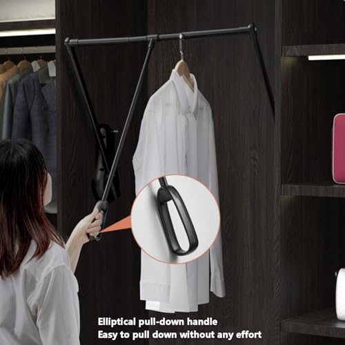 Tringle de placard rétractable 51-120cm pour penderie
