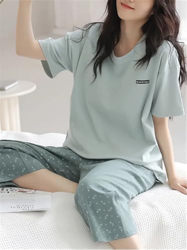 Image of Louis Luxe Womens Korean Night Dress || Full Pyjama Set || Korean Nightsuit || Women Nightwear ||Round Neck Full Sleeve Nightsuit || Loungewear || Everyday Nightdress (ND-17)