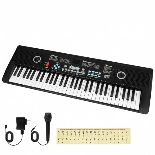 61 key keyboard Piano,Portable Electronic Digital...