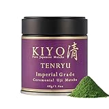 Kiyo Matcha Imperial Grade Tenryu Ceremonial Uji Matcha - Pure Japanese First Harvest Ceremonial Grade Matcha Green Tea Powder from Uji, Japan (40g/1.41oz)
