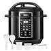 Midea Pentola a pressione elettrica 9 in 1, 12 preset multicooker istantaneo antiaderente, pentola per yogurt, cuoci riso Slow Cooker Sauté, pentola interna in acciaio inox, 8 quarti nero immagine