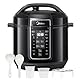 Midea Elektrischer Schnellkochtopf 9-in-1, 8L Multikocher 12 Voreinstellungen Instant, Joghurtbereiter, Reiskocher, Slow Cooker, Sous Vide, Dampfgarer, Nudelkocher, Edelstahl Innentopf, Schwarz