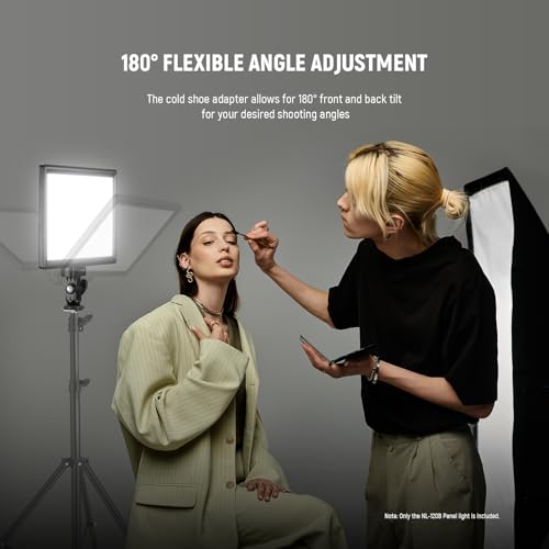 Image of NEEWER Basics 9 inch LED Video Light Panel, 3200-5600K Edge Lit Dimmable Camera Soft Key Lighting, CRI95+ 800Lux 4000mAh Rechargeable for Video Recording Streaming Selfie Vlog Studio Photography, NL-120B