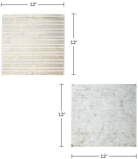 Miniatura 3 de Kings County Tools Soporte magnético para herramientas, panel de organización de garaje de 12 x 12 pulgadas, tablero magnético, estante organizador