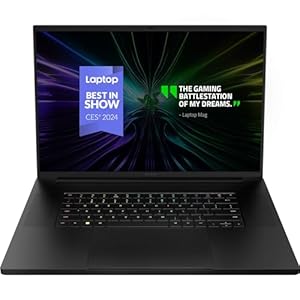 Razer Blade 18 (2024)- 18 Zoll Gaming Laptop – NVIDIA Geforce RTX 4090 – Intel i9-14900HX – 18″ UHD+ 4K 200Hz Display (64GB DDR5 RAM, 2TB+2TB SSD, Alu-Gehäuse) QWERTZ DE-Layout | Schwarz