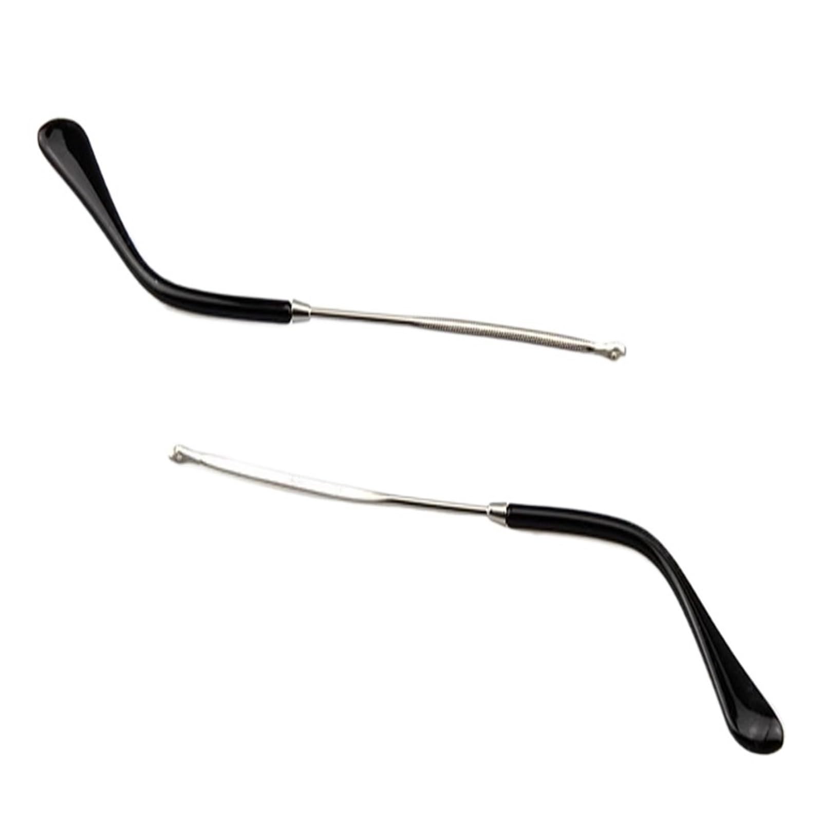 Glasses arms Brillenbügel-Zubehör for Männer und Frauen mit Myopie-Spiegelrahmen(Silver)