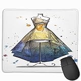 Größe: 200 mm x 240 mm x 3 mm (7,9 x 9,5 x 0,12 Zoll). Kleines Rechteck-Mauspad für Home-Office-Desktop-Arbeiten oder Geschäftsreisen.