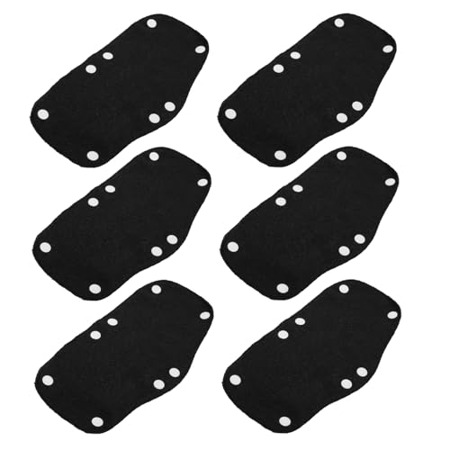 Anneome 6個帽吸汗バンド 替え用ヘルメットライナー 吸汗速乾ソフト素材 洗濯可能で再利用可 建設溶接鉱業用多業種対応快適保護