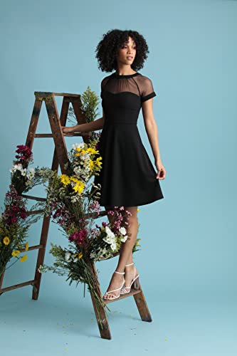 Image of Maggy London Women's Illusion Dress Occasion Event Party Holiday Cocktail Guest of Wedding.