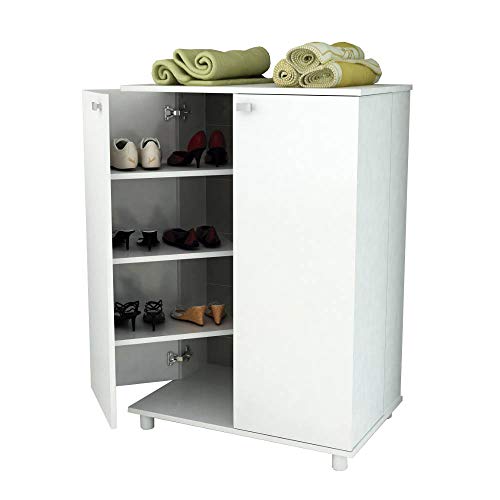 Sapateira 2 Portas Branca Sa3400 Tecno Mobili