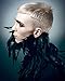 L'vow Black Gothic Victorian Natural Feather Choker Neck Wrap Collar Halloween (Black)