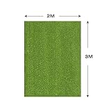 XLX TURF Artificial Grass Outdoor Rug 2m x 3m - Green Fake Grass Turf for Balcony Patio Covering, 8mm Pile Height - Image 5