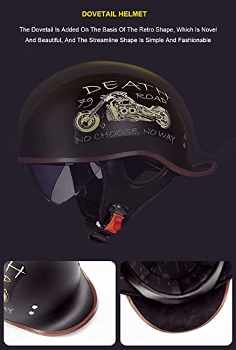 Casque Moto Léger EBAYIN avec Attache Rapide Quick Release Jet Bol - 5