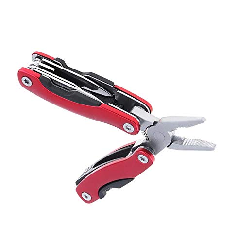 uptodateproducts Mini Multifunction Built-in Type Combination Folding Pliers Tool with Hand Polished Surface Treatment and for Camping Outdoors-image-5
