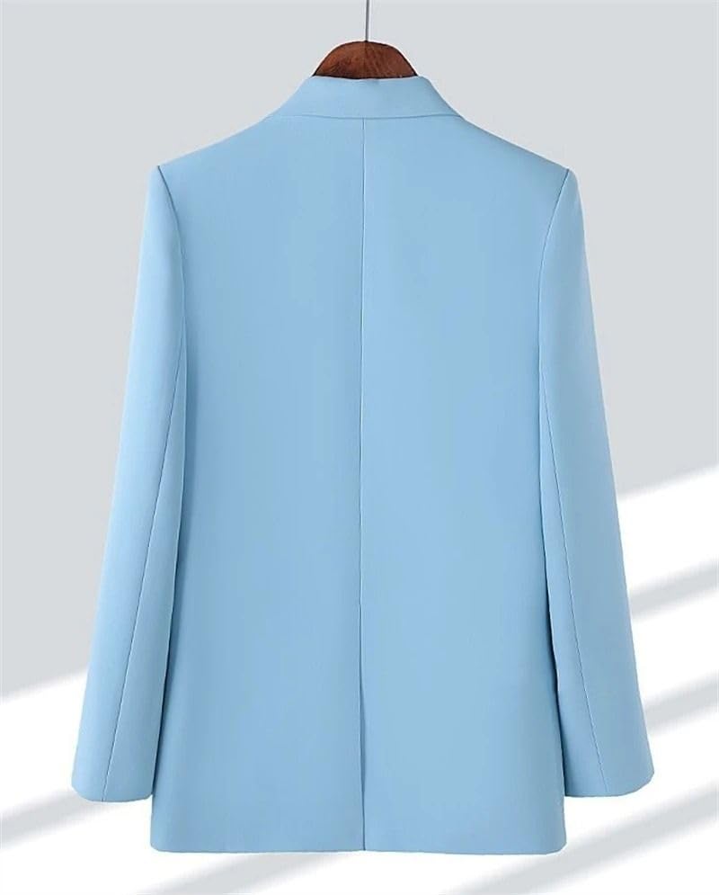 Blazer Ample Décontracté Femme Veste Légère Contre le Froid du Bureau