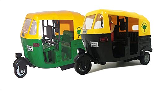 Auto Riksaw Diacast Models Black & Green