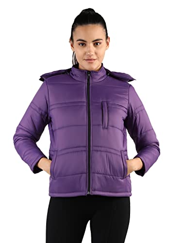 Image of CHKOKKO Women's Winter Quilted Jacket Purple XL